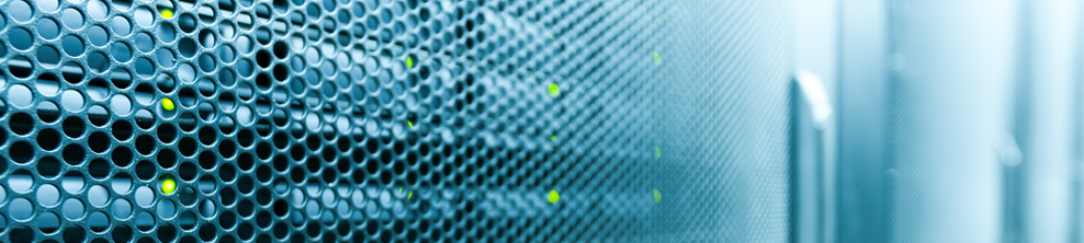 Closeup of datacenter